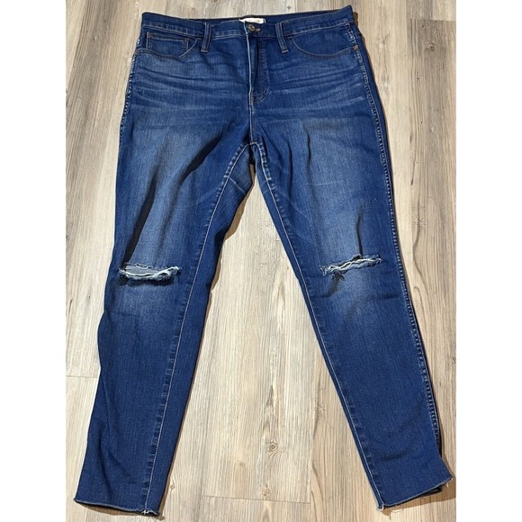 Madewell Jeans Womens 31 High Rise 10” Roadtripper Medium Wash Preppy Academia - Picture 2 of 15